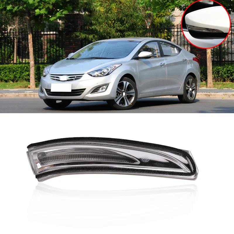 CAPQX боковое зеркало заднего вида светодиодный зазор сигнала светильник для Elantra