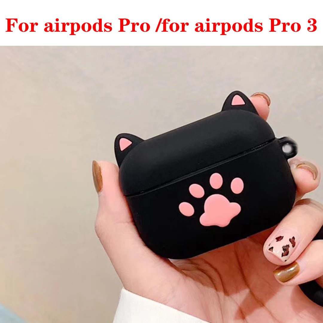 B3 For airpods Pro Для AirPods 1/2 чехол для AirPods Pro Чехол мультяшный силиконовый защитный чехол для наушников для AirPods Pro 3 чехол для наушников funda - Цвет: B3 For airpods Pro