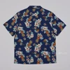 BOB DONG Pineapple Guitar Tropical Short Sleeeved Shirts Unisex Aloha Tee Shirts 5