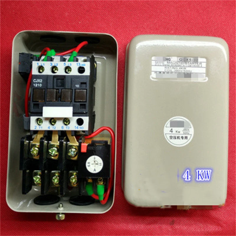 1pc 3KW/4KW motor switch protector Controller silver contacts Special accessories for air compressor and pump | Инструменты