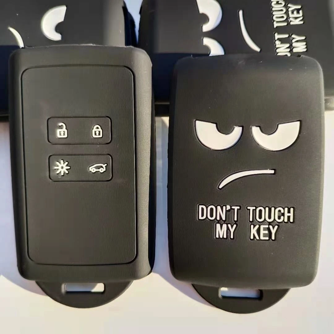 Smart FOB Key Card Cover 4 Button For Renault Koleos Kadjar TALISMAN Captur  Silicone Protector For Samsung QM5 Key Case|renault button|fob coversmart  key case - AliExpress