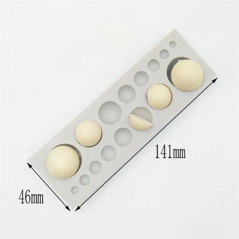 3d Simulated Pearls Silicone Cake Mold Large Small Multi Size Hemisphere  Fondant Fudge Candy Chocolate Mould Sugar Kitchen Baking Molds - Temu