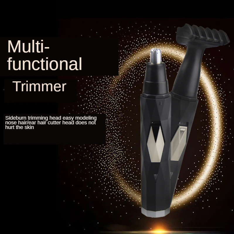 2 in 1Nose and ear Trimmer for nose haircut trimmer Razor ears chargeable Painless Eyebrow Facial Hair razor | Красота и здоровье