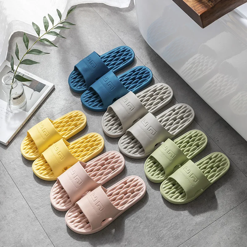 

New bathroom slippers female sandals slippers summer interior shoes2021