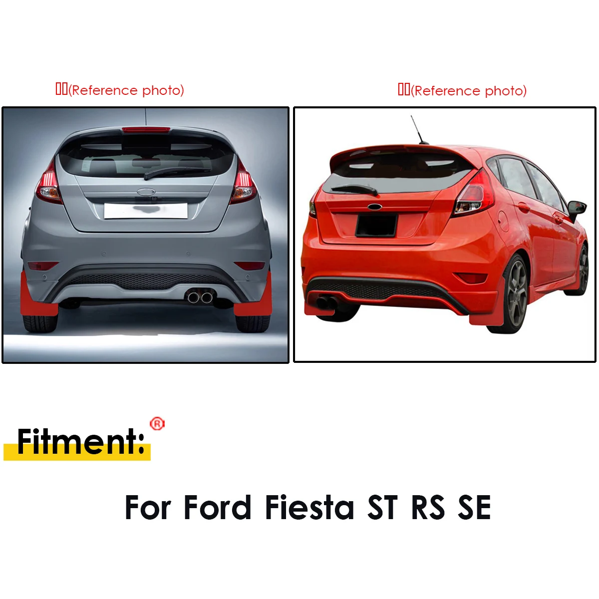 Ford Fiesta MK7 Spoiler Gloss Black ST Style – Carbon Accents