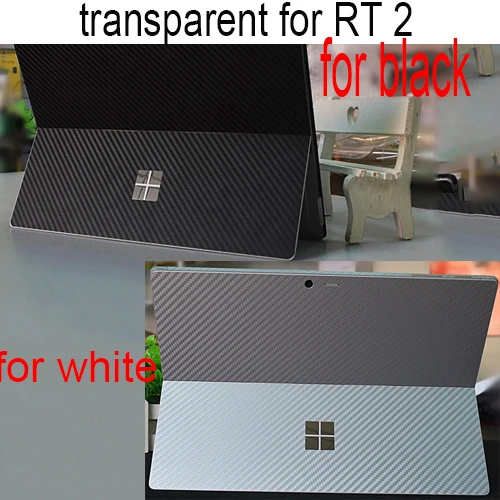 Чехол для microsoft Surface Pro 1/Pro 2/RT 1/RT 2/Book/Book2/Laptop из углеродного волокна защитный чехол - Цвет: transparent  RT 2