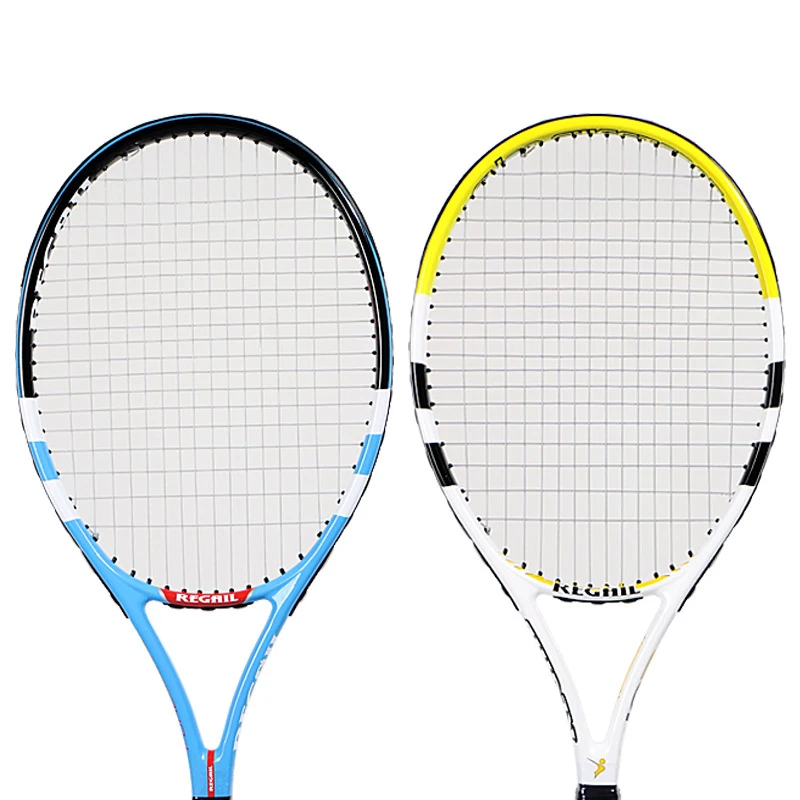 Регейл 1 шт. Теннисная ракетка из углеродного волокна для мужчин и женщин, теннисная ракетка для игр с бесплатной сумкой