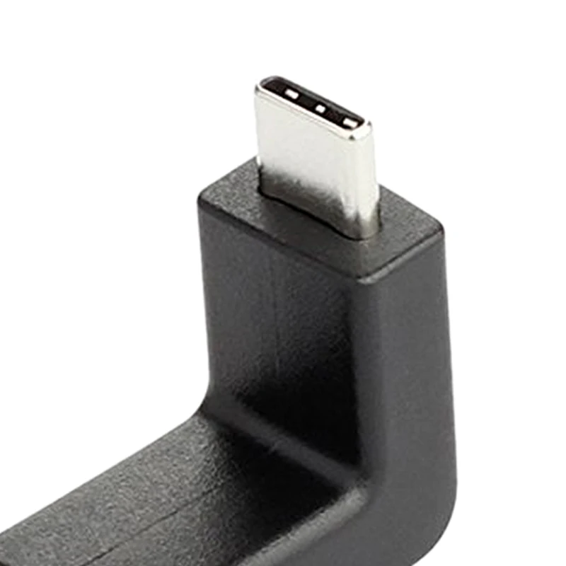 USB-C адаптер под прямым углом, папа к женскому 90 градусов(1-Pack