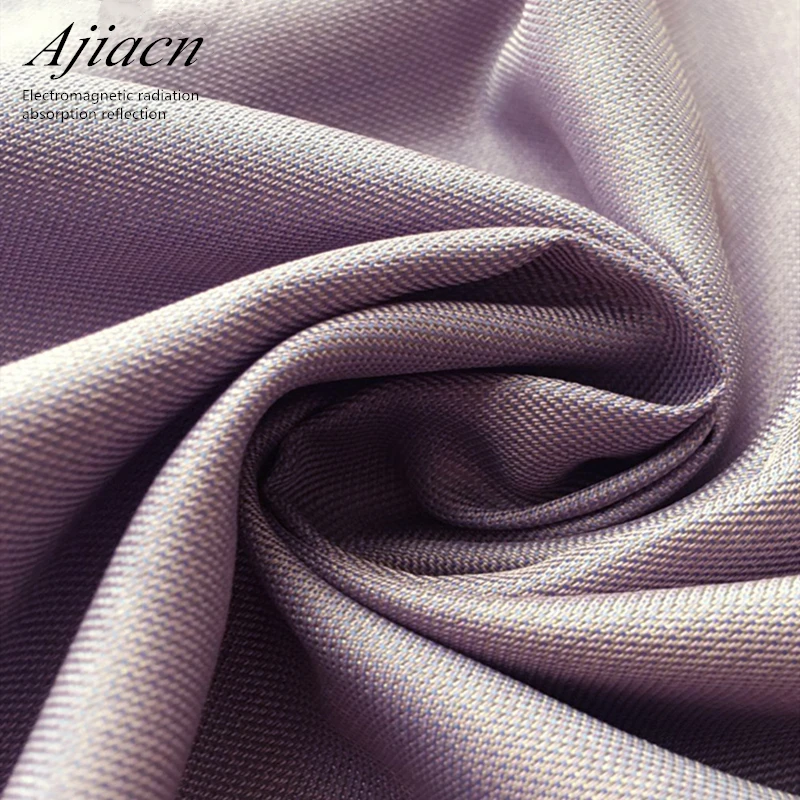 

Genuine Electromagnetic radiation protective Multicolor silver fiber fabric EMF shielding material 50% silver fiber cloth