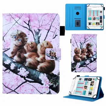 

Wallet Clip Flip Stand Cover for 7" Universal Kids Cartoon PU Leather Tablet Case for Samsung Tab 7 Amazon Kindle Fire 7+pen