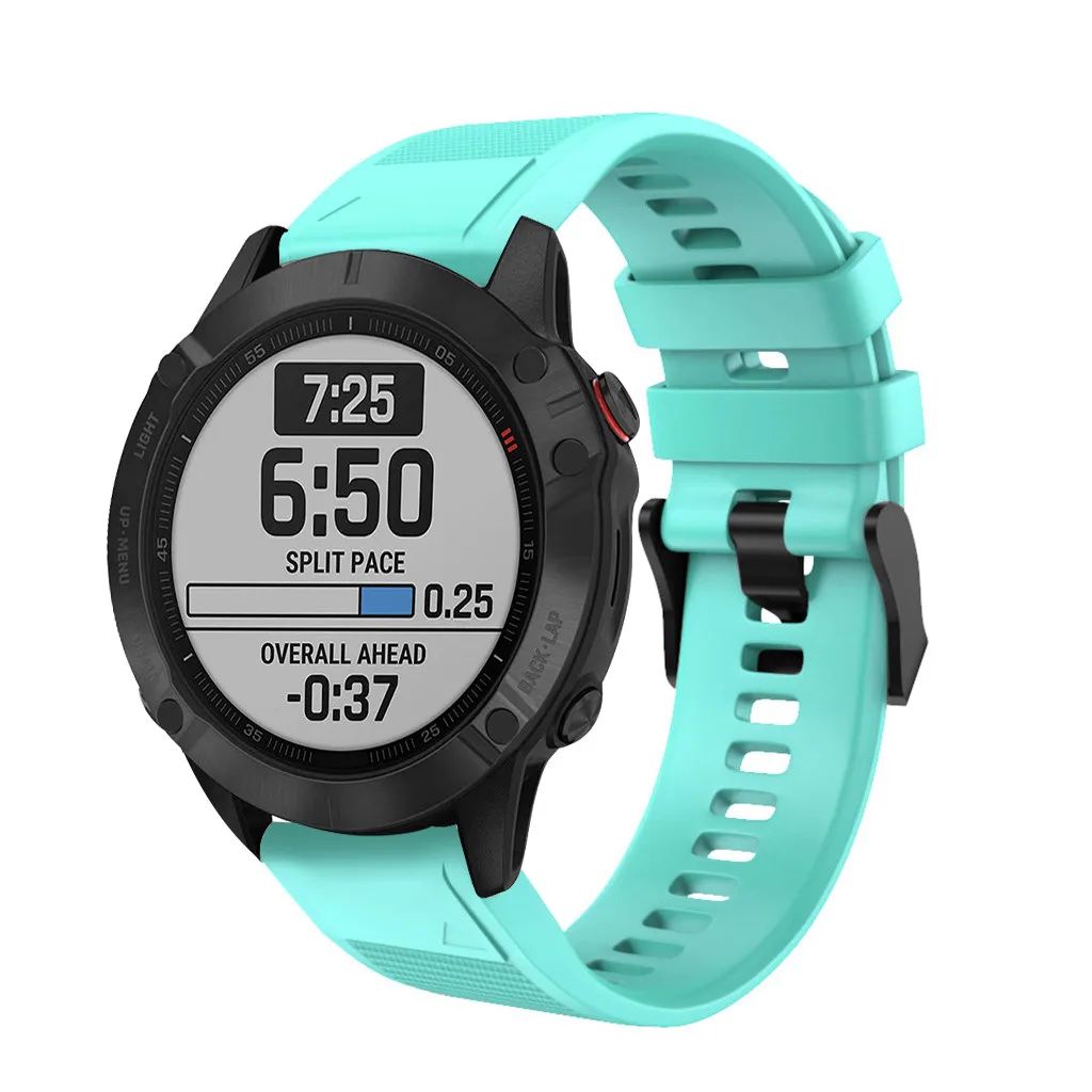 Быстроразъемный силиконовый сменный ремешок для часов Garmin Fenix 6/Fenix 6Pro Watch Quick Release силиконовый браслет Easyfit