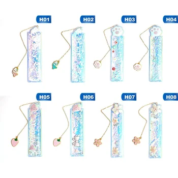 

Oil Flow Sand Bookmark Rulers Cute Laser Girl Drawing Template Lace Sewing Ruler Stationery Office School