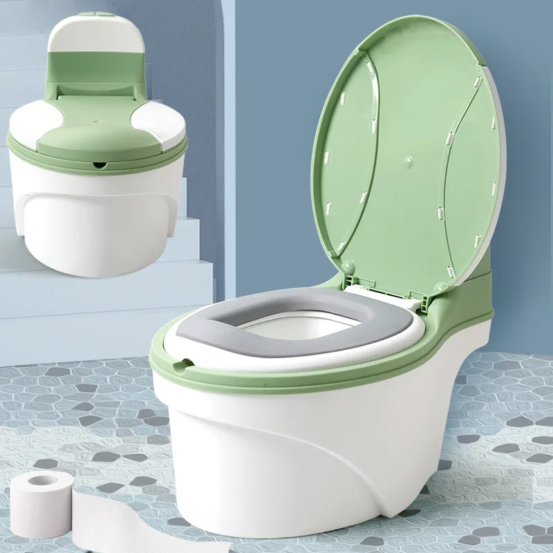 

Second Generation Children Model Chamber Pot Extra-large No. Toilet for Kids Baby Bedpan Portable Baby Toilet