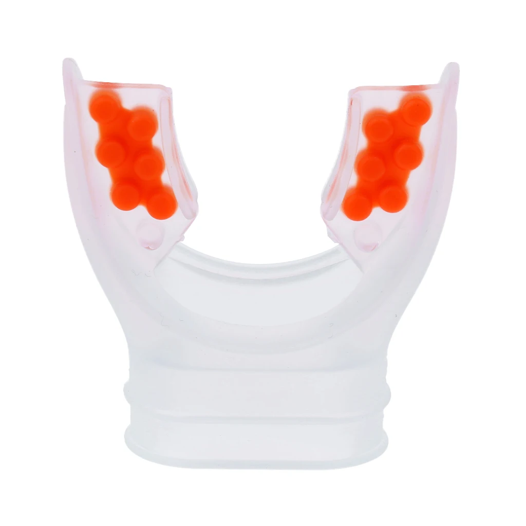 Scuba Regulator Universal Silicone Mouthpiece With Color Tab Diving Regulator Mouthpiece and Tie Wrap