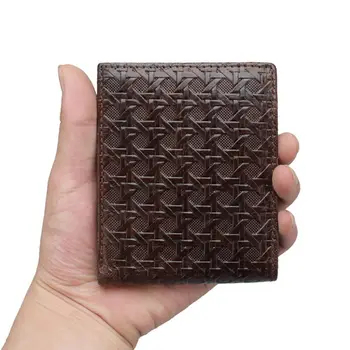 

Men's Business Genuine Leather Wallet Pocket Credit Card Holder Bifold Purse 11.8 x 9.5cm