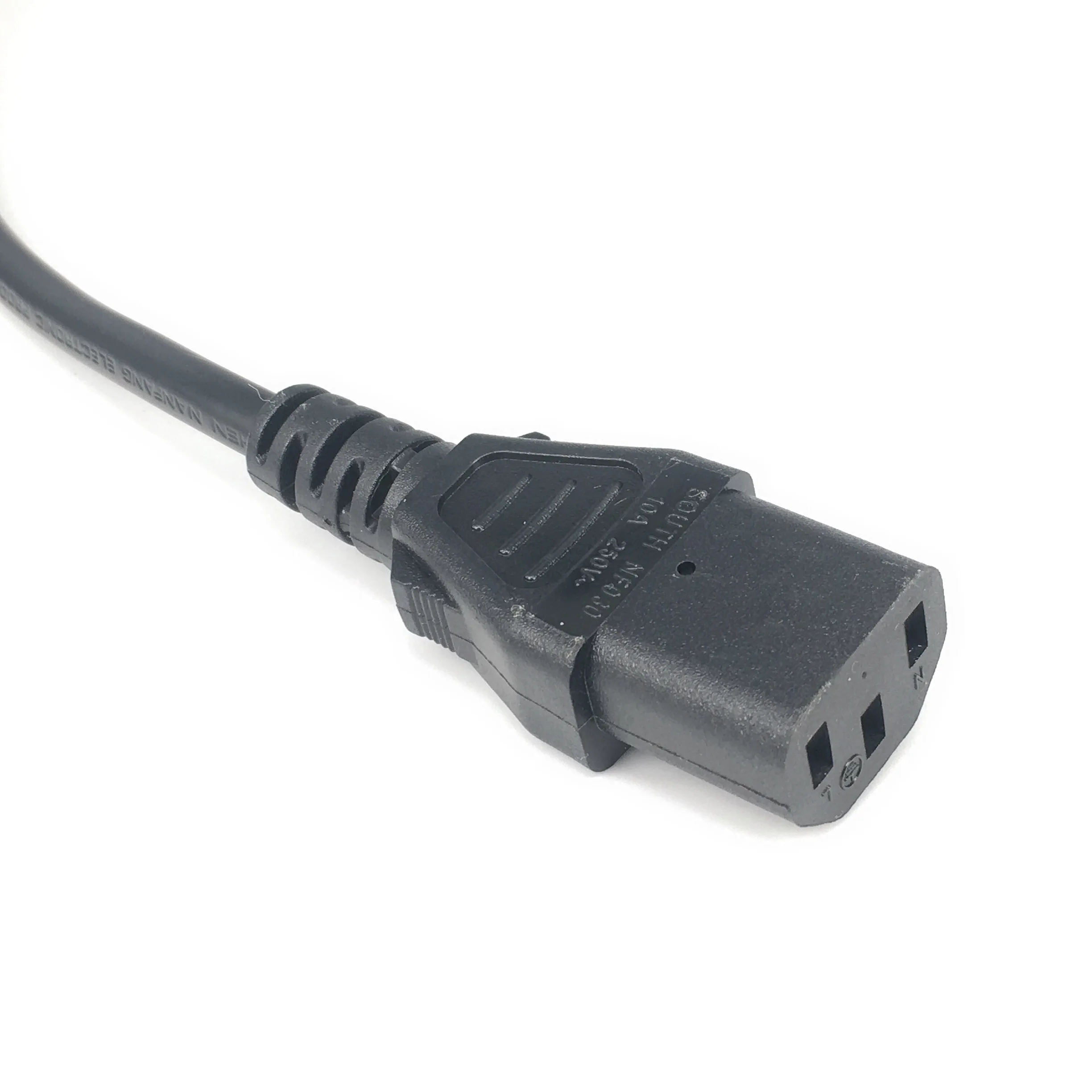CEE7-IEC C13  ڵ, 10A, 250V, H05VV-F 0.75mm ̺, ª C13  ڵ, 1ft/30cm