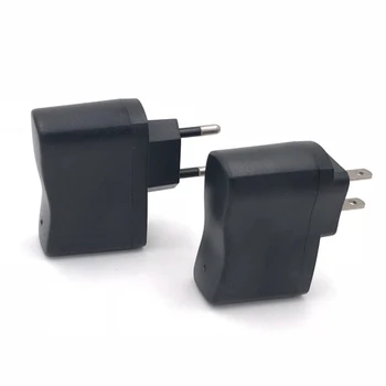 

500pcs Black US EU Plug Ac home travel wall charger power adapter 5V 1000mah real 500ma adaptor for mp3 mp4 Electronic product