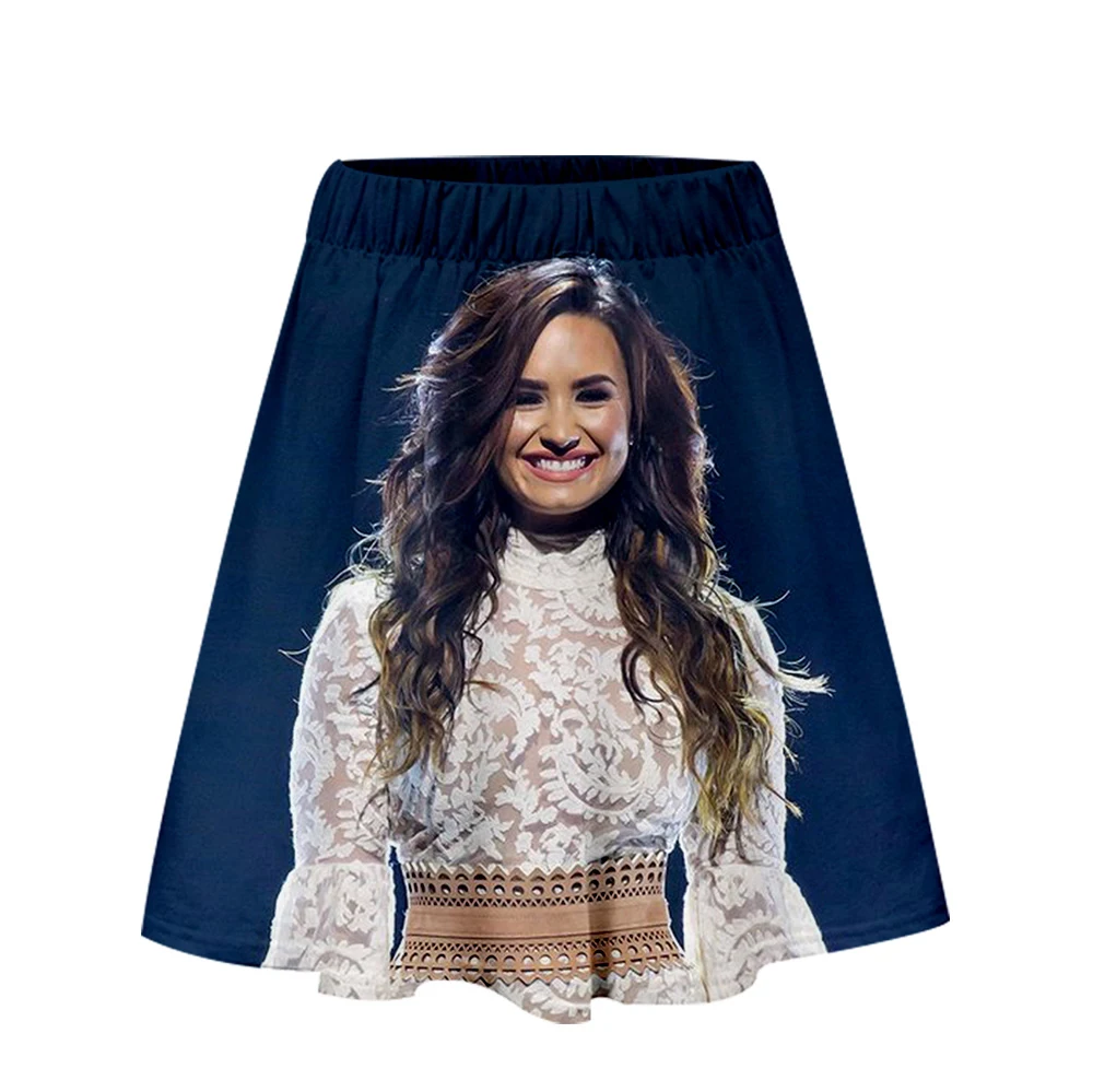Demi Lovato Skirt Harajuku Casual New Style Harajuku Pop Skirts New Sexy Kpop Women Casual Hot Sale Fashion