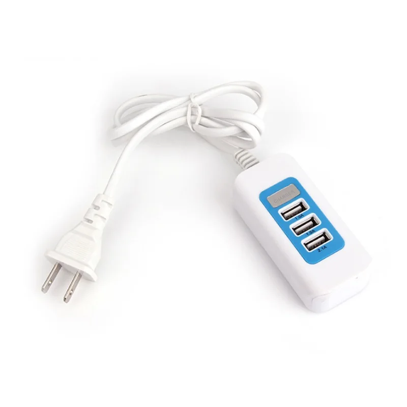 Универсальное зарядное устройство ЕС США Plug смарт розетка удлинитель 3USB быстрый