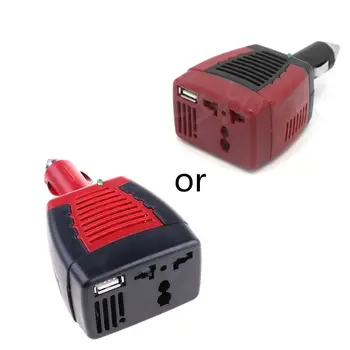 

1PC Car DC 12V to AC 220V 75W Power Inverter Adapter USB 5V K1KE