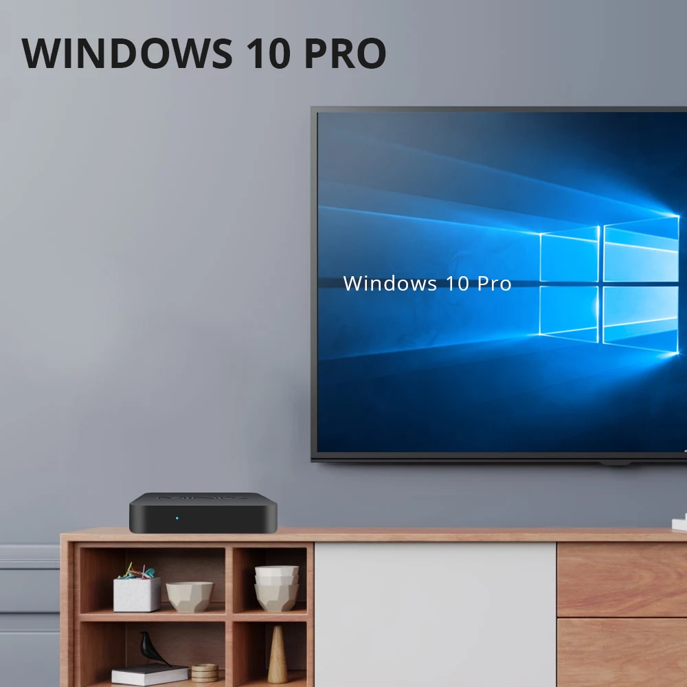 Мини пк MINIX официальная ос WINDOWS 10 PRO Intel Pentium Silver J5005 DDR4 4 гб/64 гб HDMI 2 0 Vesa мини с