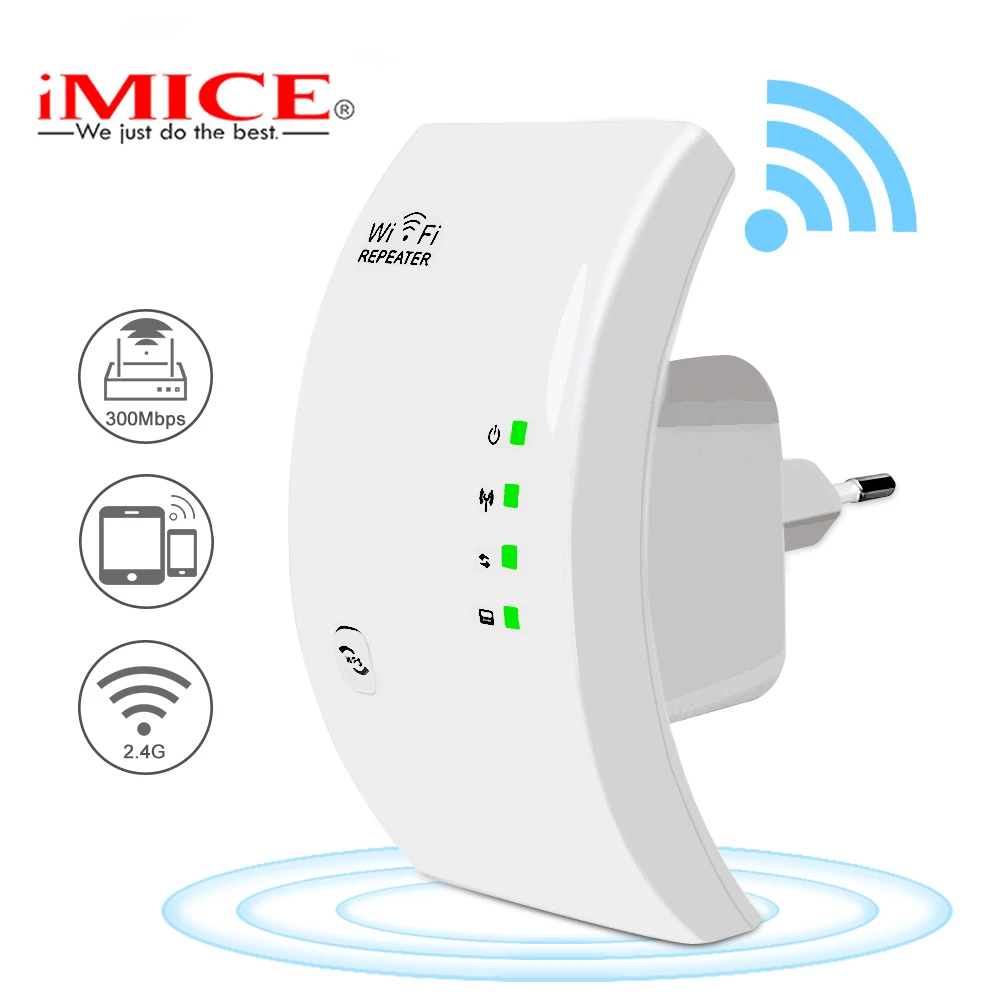 Amplificador de señal WiFi repetidor, extensor de largo para punto de acceso, 300 802.11N|Combos de módem-rúter| - AliExpress