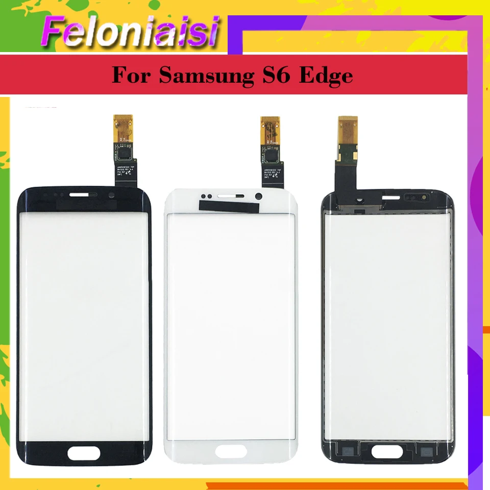 Для Samsung Galaxy S6 Edge G925F G925A и S6 Edge+ S6 Edge Plus G928 G928F переднее внешнее стекло сенсорный экран панели