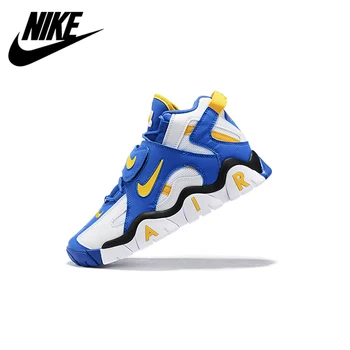 

Nike AIR BARRAGE MID QS Men's Vintage Air Cushion Basketball Shoes Size 40-45