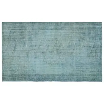 

Handmade Turquoise Vintage Overdyed Turkish Area Rug 150x250 Cm-4'11''X8'2''