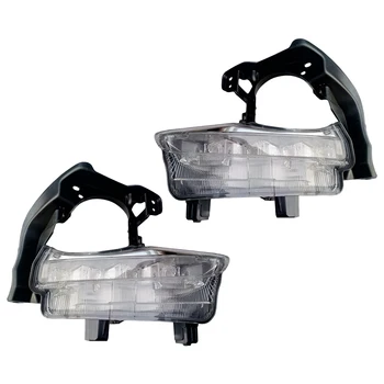 

814300E020 TO2562100 TO2563100 814400E020 1Pair Front Daytime Running Fog Light Lamp Fit For Toyota Highlander Kluger 2014-2016