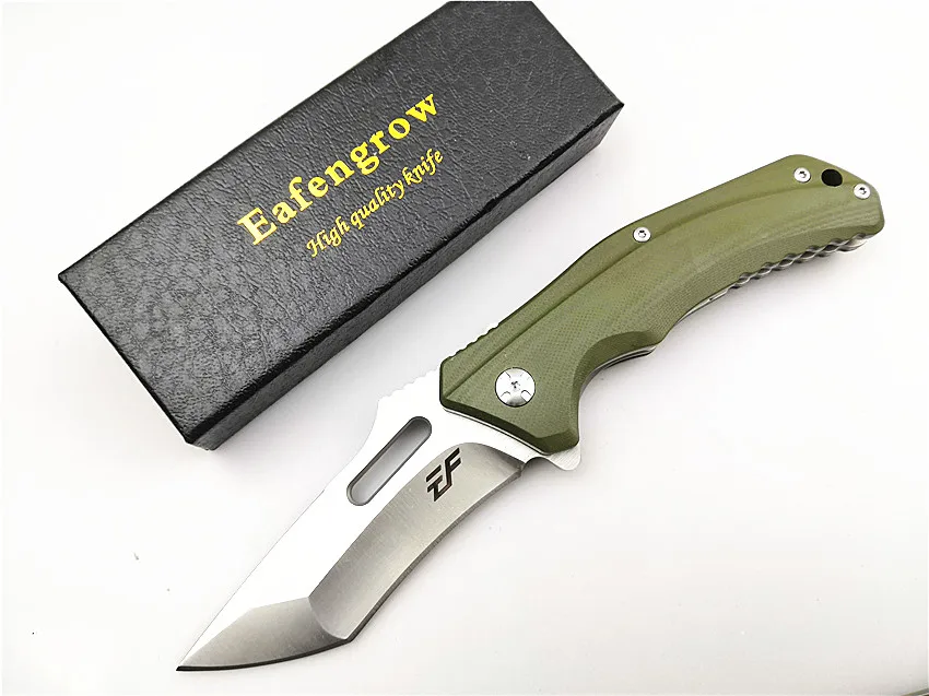 Eafengrow EF908 складной карманный нож G10 Ручка D2 Лезвие Открытый/Кемпинг/Охота/нож Утилита/Выживание/EDC/сад/нож