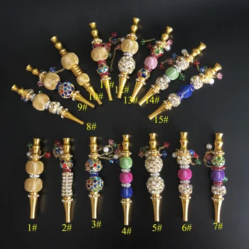 

Wholesale 20pcs Jewelry Alloy Shisha Hookah Mouth Tips Chicha Filter Tip Hookah Mouthpiece Detachable Tips