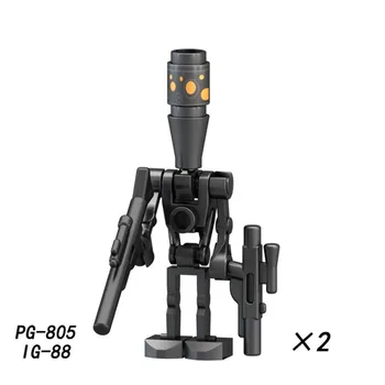 

Single Sale Building Blocks Battle Broid Doath IG-88 Trooper Rogue One Combat Robot K-2SO Figures For Children Toys PG805