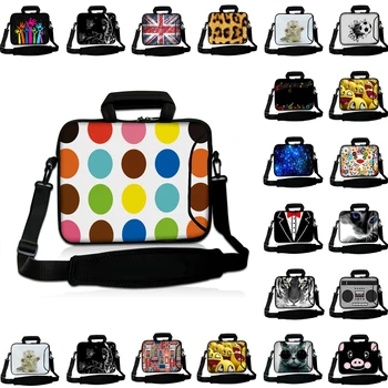 

2020 Computer Case Neoprene 10 12 13 13.3 14 15.4 15.6 17 17.3 Inch Notebook Laptop Chromebook PC Briefcase Messenger Bag Cover