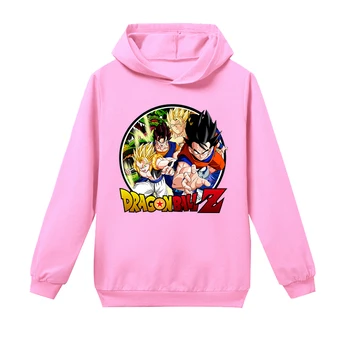 

Dragon Ball Z New Children Clothing Hoodies Cotton Baby Boy Clothes Tops Child Long Sleeve Kids Goku Sweatshirt Sportswear Shirt