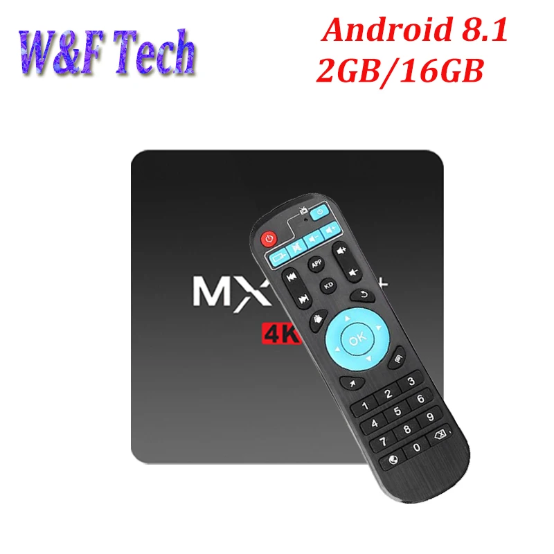 20pcs MX PRO Android 8.1 TV BOX 2GB 16GB Amlogic S905W quad core smart media player 2.4G wifi 4K HD 1G 8G Set Top Box | Электроника
