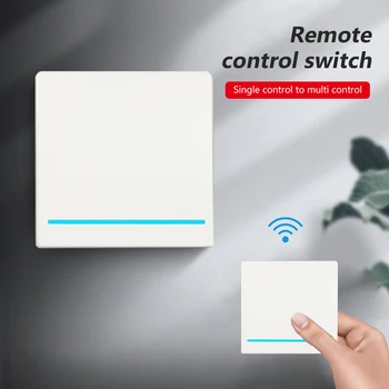 

House 433Mhz Wireless Wall Switch rf 86 Wall Panel transmitter Safety Switch and AC 110V 220V Relay Interruptor for Light Lamp