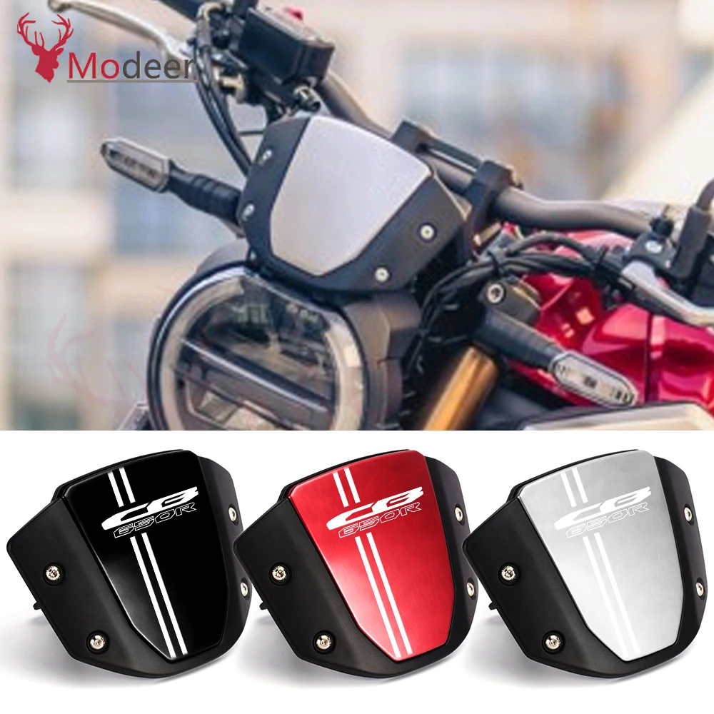 CB650 R Motorcycle Windshield Windscreen Aluminum Kit Deflector For Handa CB650R CB 650 R Wind Screen CB 650R
