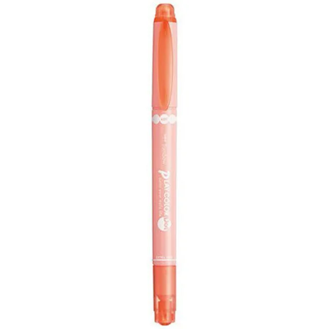 Tombow маркер ручка WS-PD PlayColor DOT Печать маркер ручка с двумя головками круглый Tip12 цветов японские канцелярские принадлежности 1 шт - Цвет: coral pink