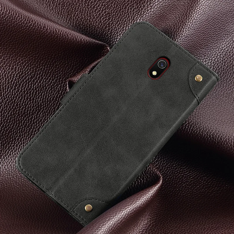 Для Xiaomi Redmi 8A чехол с откидной крышкой MOFi Redmi 8A противоударный pu кожаный чехол capas роскошный бизнес противоударный чехол s