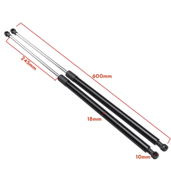 

Hot 2X Universal 60cm 600mm 300N Car Struts Front Cover Bonnet Hood Rear Trunk Tailgate Boot Shock Lift Strut Support Bar Gas Sp