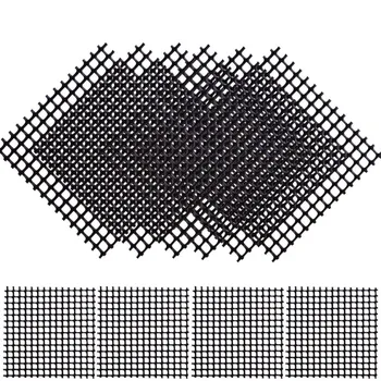 

100pcs Plastic Flower Pot Mesh Pad Bottom Grid Mat Prevent Soil Loss Leak-proof Pad Anti-corrosion Breathable Net