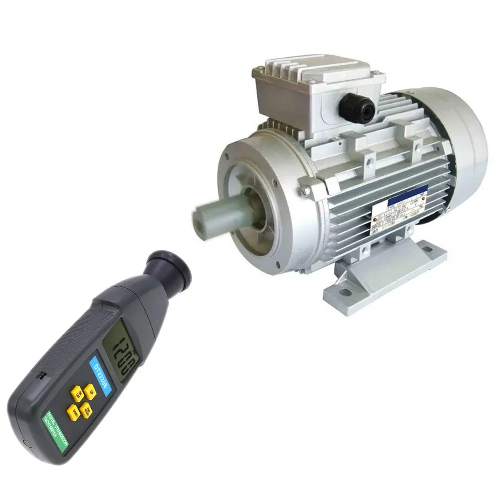 DT2239B Digital LCD Non-Contact Flash Stroboscope Tachometer Photoelectric Revolution Meter Speedometer Tester Drop Shipping