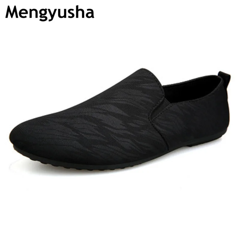 

Leisure Soft Comfy Men Loafers Canvas Classics Flat Driving Shoes Concise Retro Slip On Shoes