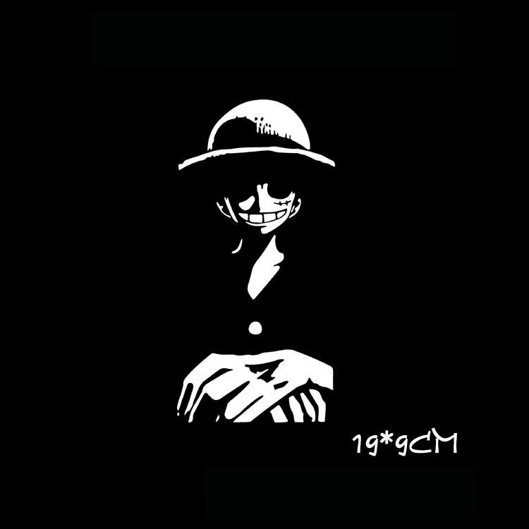 Крутой Мультфильм Аниме one piece Луффи стикер s Windows грузовик наклейки на бампер