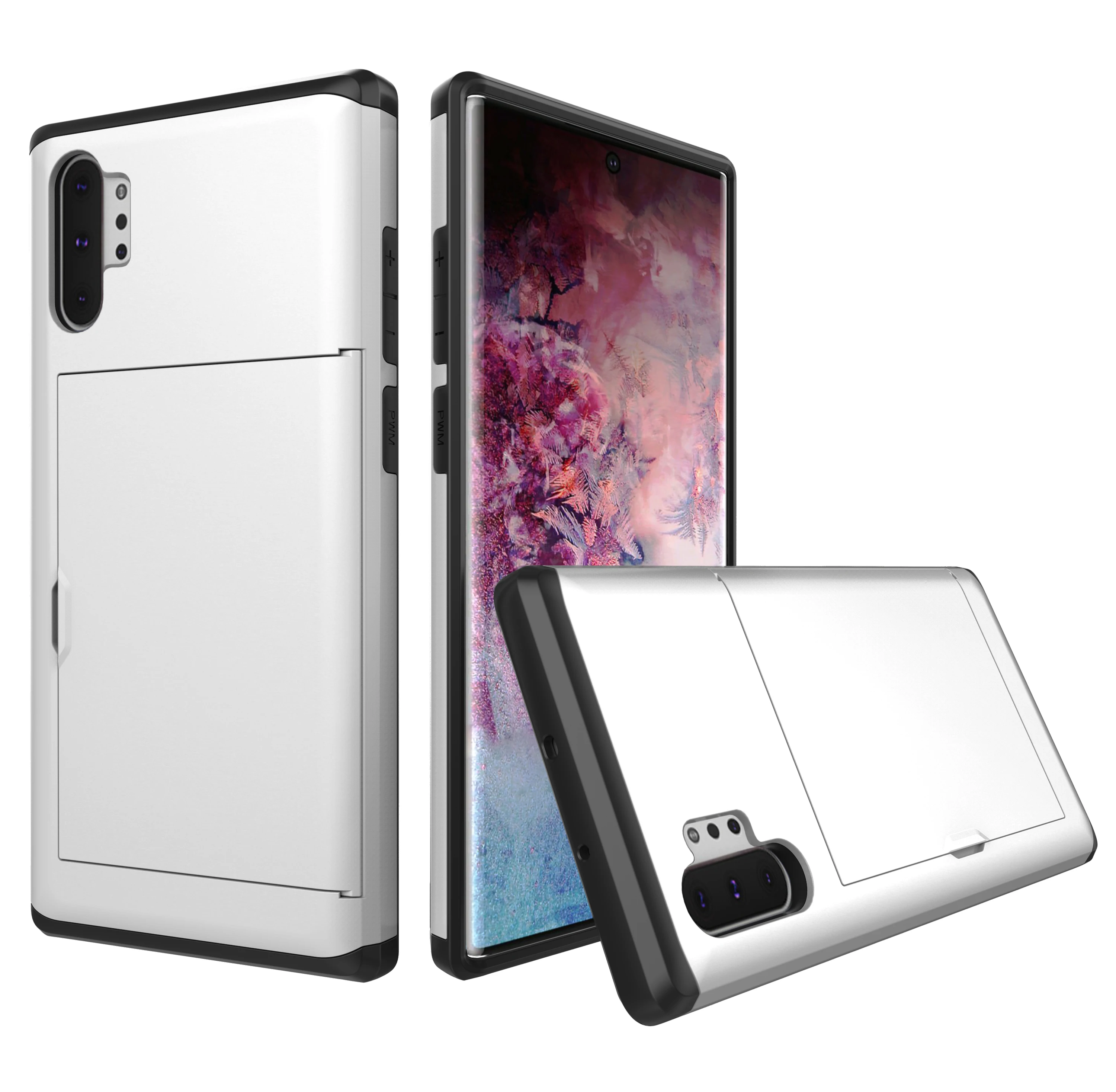 Роскошный бизнес-держатель для карт, чехол для телефона s для samsung Galaxy Note10 9 8 5 j7 j5, чехол, противоударный кредитный держатель для карт, твердая задняя крышка