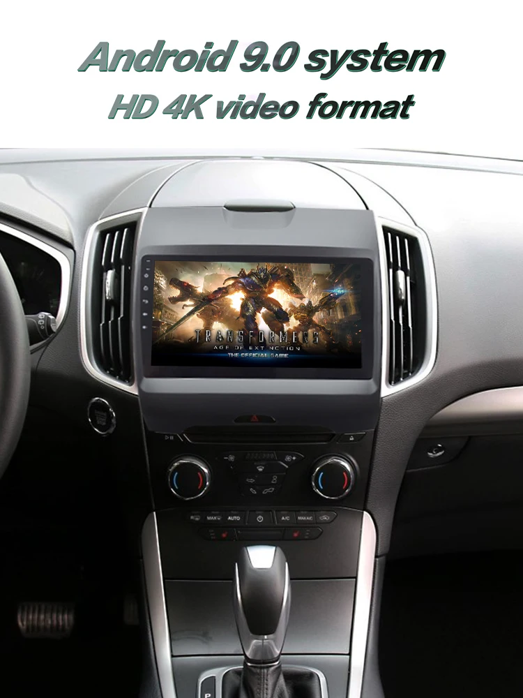 4G Lte Android 9,0 Автомобильный мультимедийный навигатор gps dvd-плеер для Ford Edge- лет ips экран радио