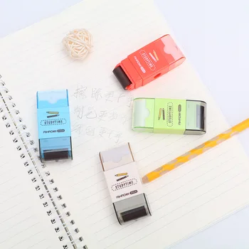 

3 In 1 Rubber Eraser Pencil Sharpener Triple Design Cutter Knife Creative Novelty Gift Plastic Sharpener Office School Supply