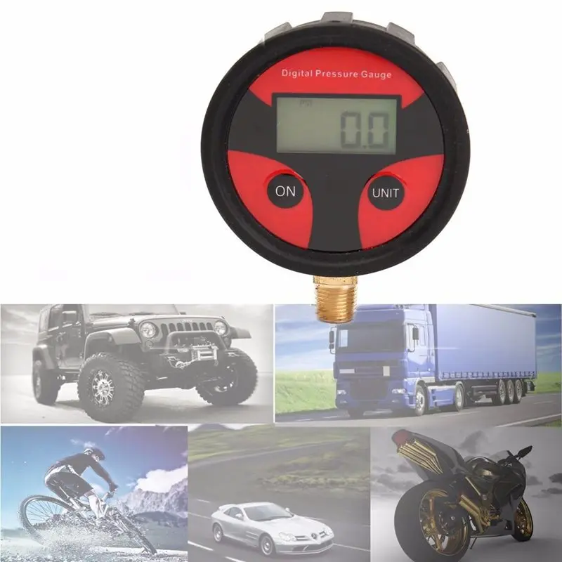 HOT-0-200PSI ЖК-цифровой датчик давления в шинах для мотоцикла для автомобиля грузовика мотоцикла