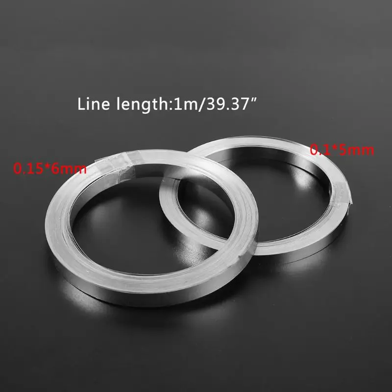 10m Nickel-plated Strip Tape For Li 18650 Battery Spot Welding 0.1x5mm/0.15x6mm 5